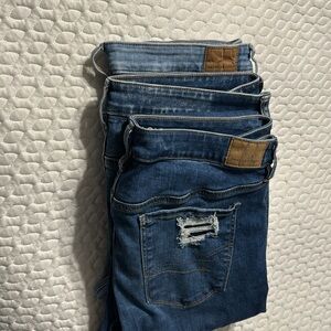 Lot of 3 American Eagle Hi-Rise Jeggings